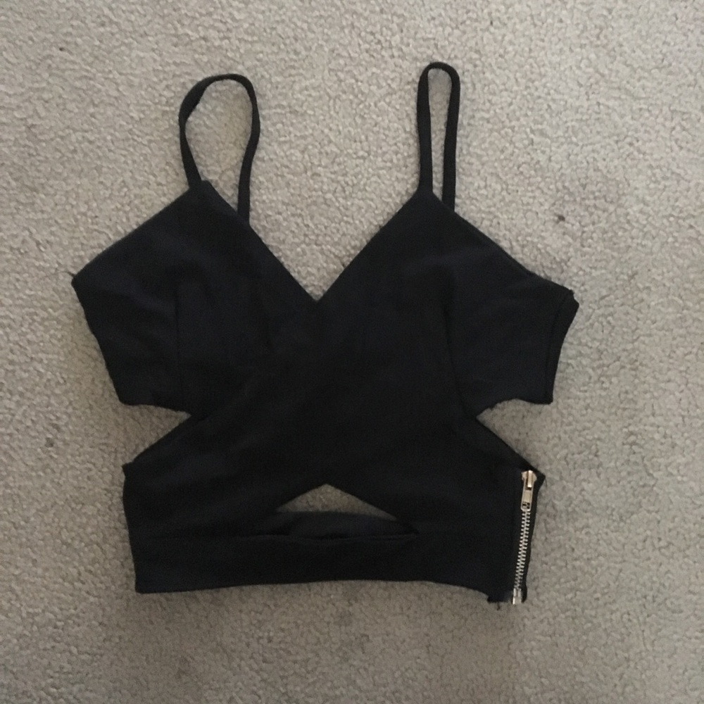 Cut out crop top